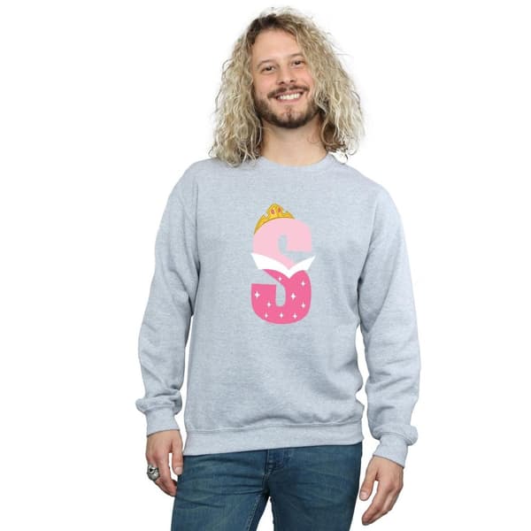 Disney Mens Alphabet S Is For Sleeping Beauty Sweatshirt