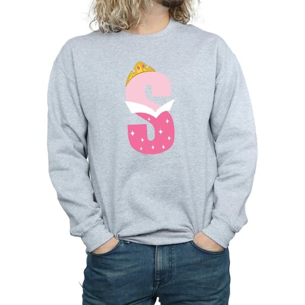 Disney Mens Alphabet S Is For Sleeping Beauty Sweatshirt