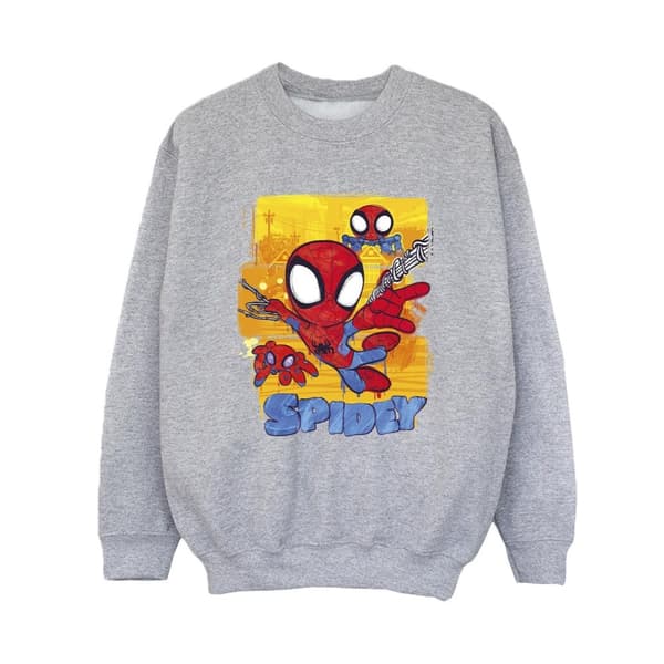 Marvel Boys Spidey And His Amazing Friends Flying Sweatshirt