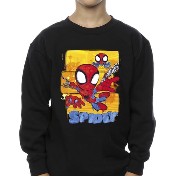 Marvel Boys Spidey And His Amazing Friends Flying Sweatshirt