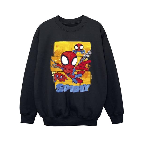 Marvel Boys Spidey And His Amazing Friends Flying Sweatshirt