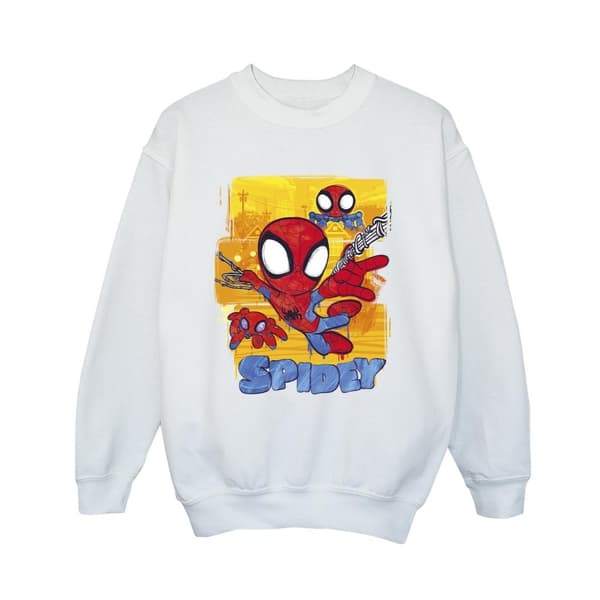 Marvel Boys Spidey And His Amazing Friends Flying Sweatshirt