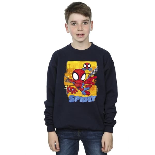 Marvel Boys Spidey And His Amazing Friends Flying Sweatshirt