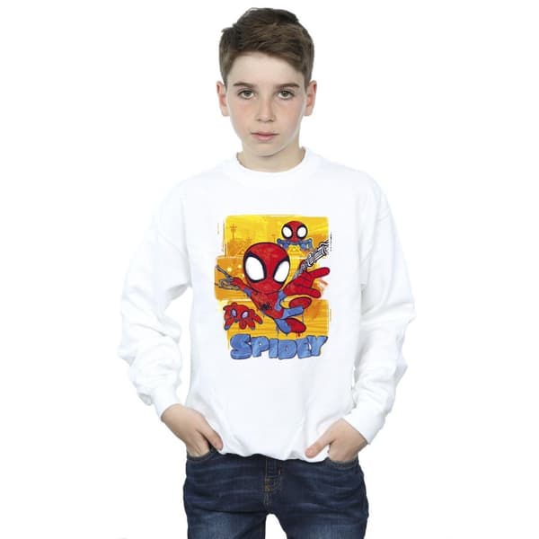 Marvel Boys Spidey And His Amazing Friends Flying Sweatshirt