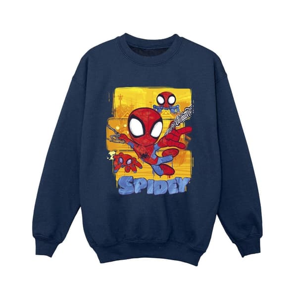 Marvel Boys Spidey And His Amazing Friends Flying Sweatshirt