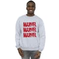 Miniatyrbild 2 av 3: Marvel Röd Spray Logos-tröja för herrar