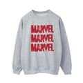 Miniatyrbild 1 av 3: Marvel Röd Spray Logos-tröja för herrar
