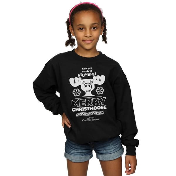 National Lampoon´s Christmas Vacation Girls Merry Christmoose Sweatshirt