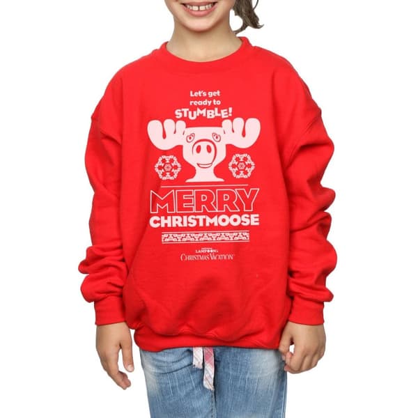 National Lampoon´s Christmas Vacation Girls Merry Christmoose Sweatshirt