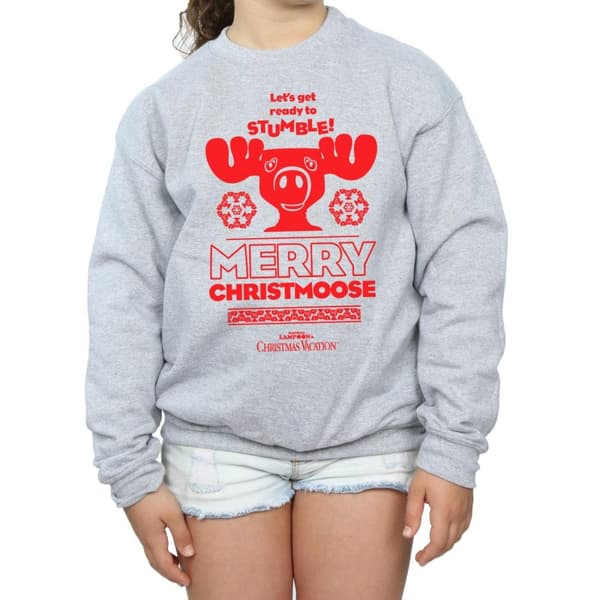 National Lampoon´s Christmas Vacation Girls Merry Christmoose Sweatshirt