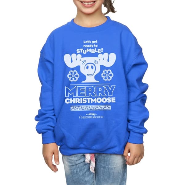 National Lampoon´s Christmas Vacation Girls Merry Christmoose Sweatshirt