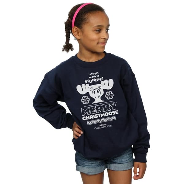 National Lampoon´s Christmas Vacation Girls Merry Christmoose Sweatshirt