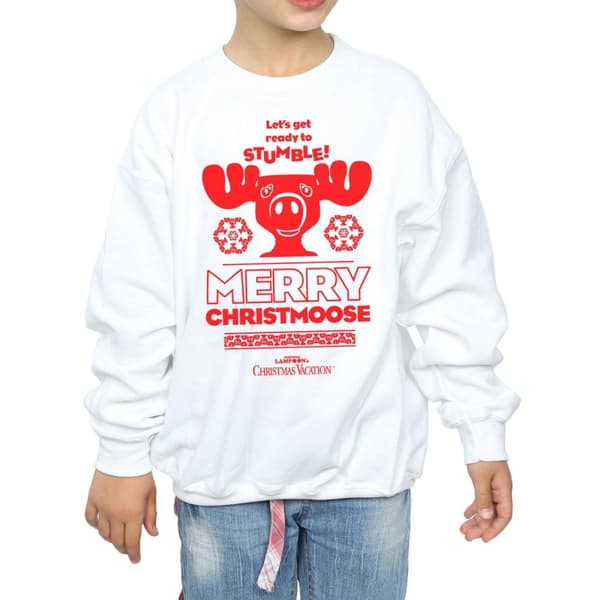 National Lampoon´s Christmas Vacation Girls Merry Christmoose Sweatshirt