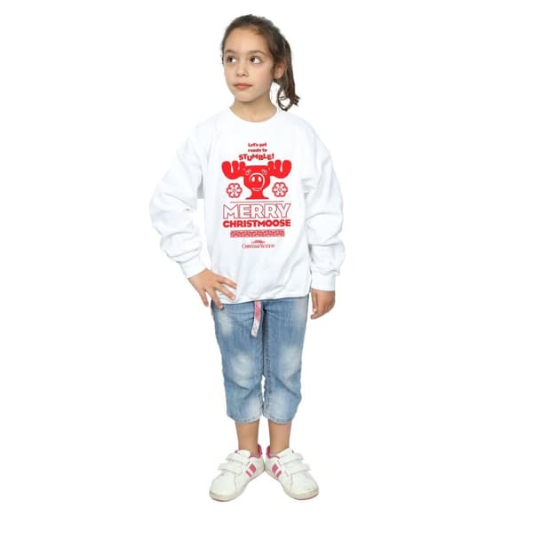 National Lampoon´s Christmas Vacation Girls Merry Christmoose Sweatshirt