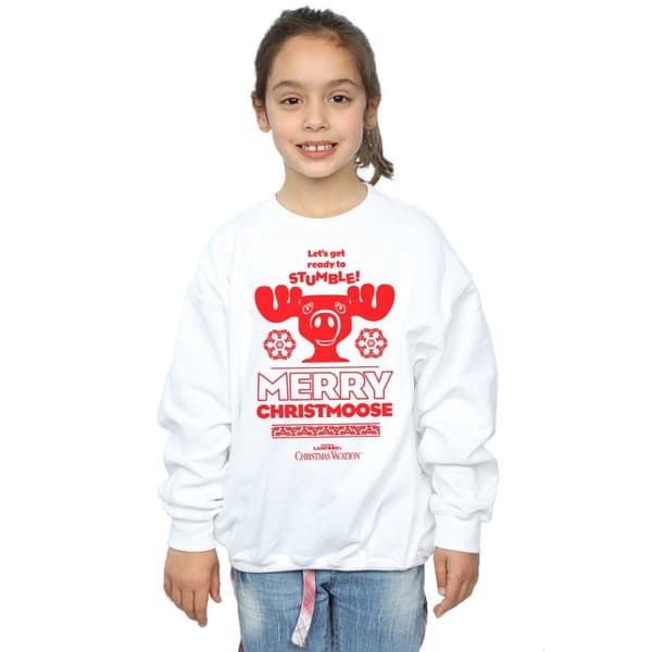 National Lampoon´s Christmas Vacation Girls Merry Christmoose Sweatshirt