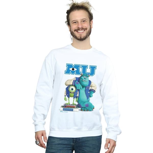 Disney Sweatshirt med affisch från Monsters University för herrar