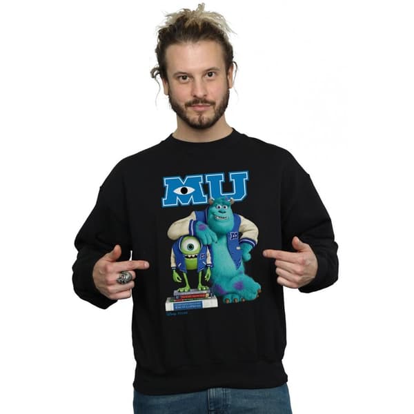 Disney Sweatshirt med affisch från Monsters University för herrar