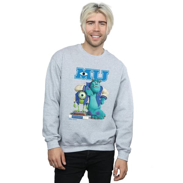 Disney Sweatshirt med affisch från Monsters University för herrar