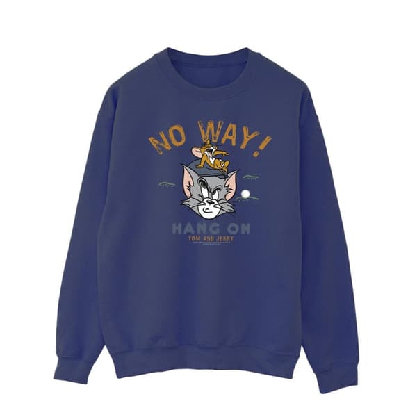 Tom And Jerry Mens Hang On Golf Sweatshirt