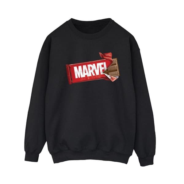 Marvel Universe Kvinnor/Ladies Marvel Chocolate Sweatshirt