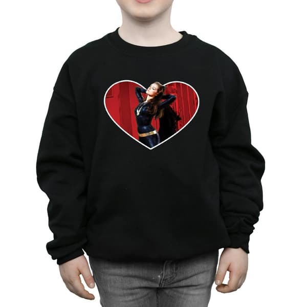 DC Comics Pojkar Batman TV Series Catwoman Heart Sweatshirt