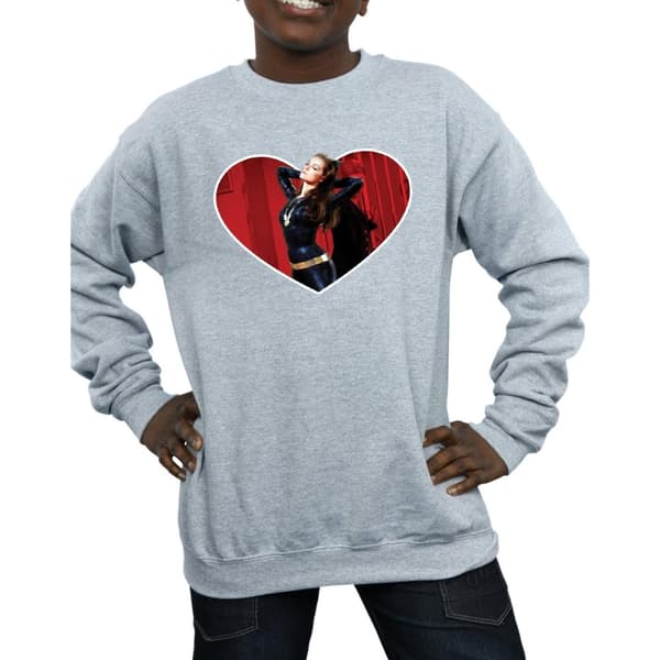DC Comics Pojkar Batman TV Series Catwoman Heart Sweatshirt