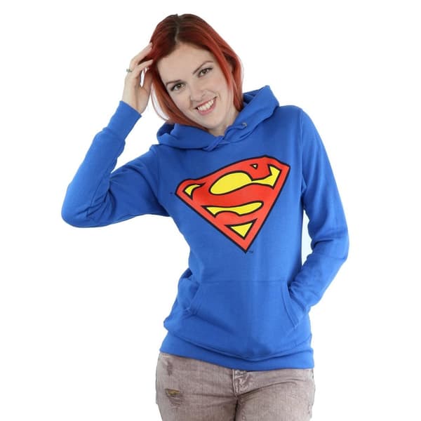 DC Comics Womens/Ladies Superman Logo Hoodie
