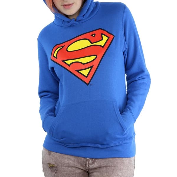 DC Comics Womens/Ladies Superman Logo Hoodie