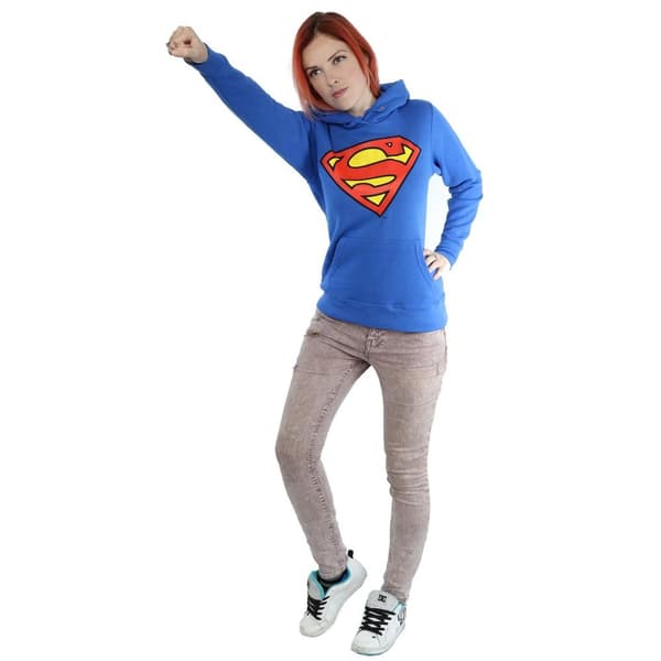DC Comics Womens/Ladies Superman Logo Hoodie