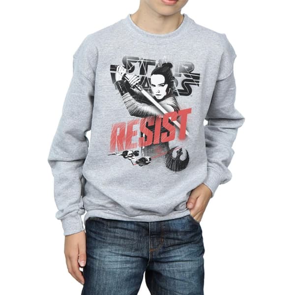 Star Wars Pojkar Den sista jedin Rey Resist Sweatshirt