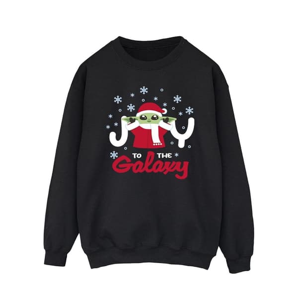 Star Wars Mens The Mandalorian Joy To The Galaxy Sweatshirt