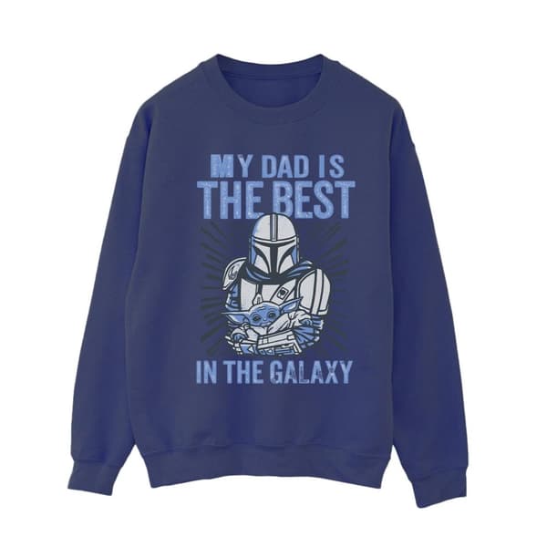 Star Wars Dam/Tjej Mandalorian Best Dad Sweatshirt