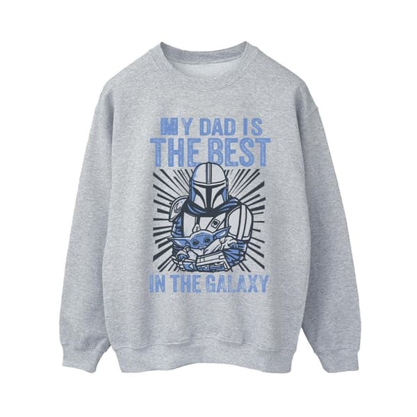 Star Wars Dam/Tjej Mandalorian Best Dad Sweatshirt