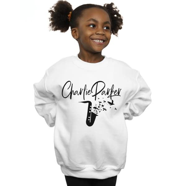 Charlie Parker Sweatshirt med fågelljud för flickor