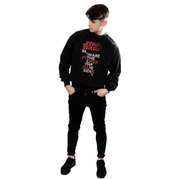 Star Wars Mens The Last Jedi Power Of The Dark Side Sweatshirt