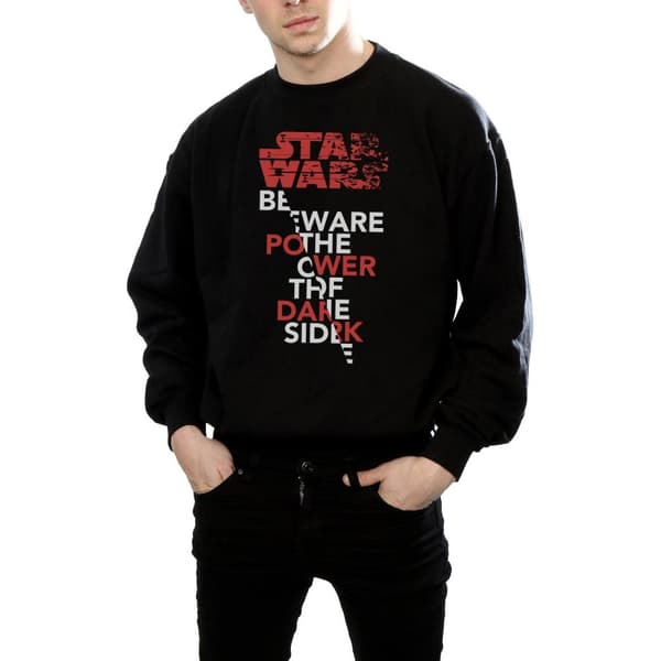 Star Wars Mens The Last Jedi Power Of The Dark Side Sweatshirt