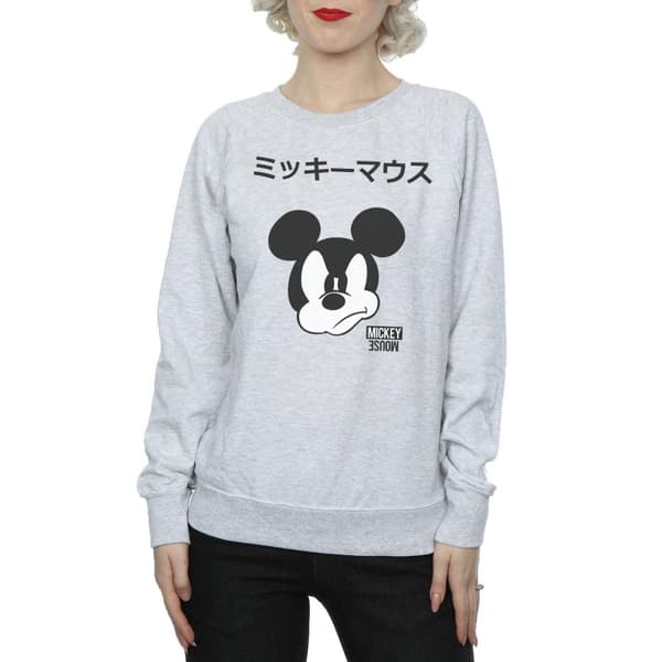 Disney Womens/Ladies Mickey Mouse Japanese Sweatshirt