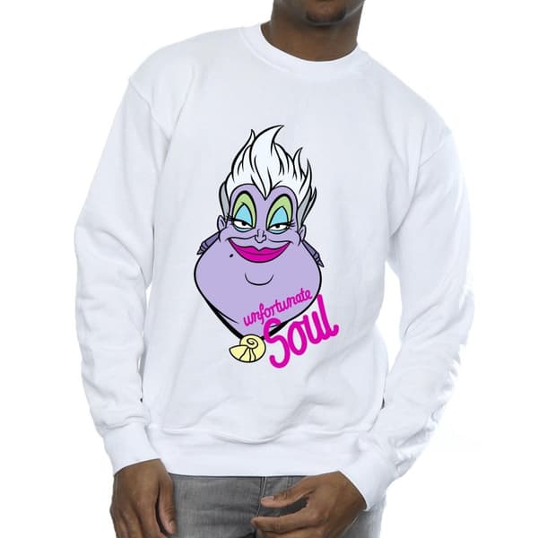 Disney Mens Villains Ursula Unfortunate Soul Sweatshirt