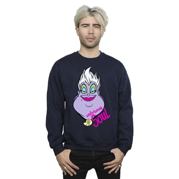 Disney Mens Villains Ursula Unfortunate Soul Sweatshirt