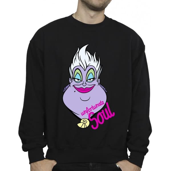 Disney Mens Villains Ursula Unfortunate Soul Sweatshirt
