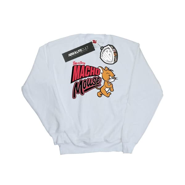 Tom And Jerry Mens Macho Mouse Sweatshirt