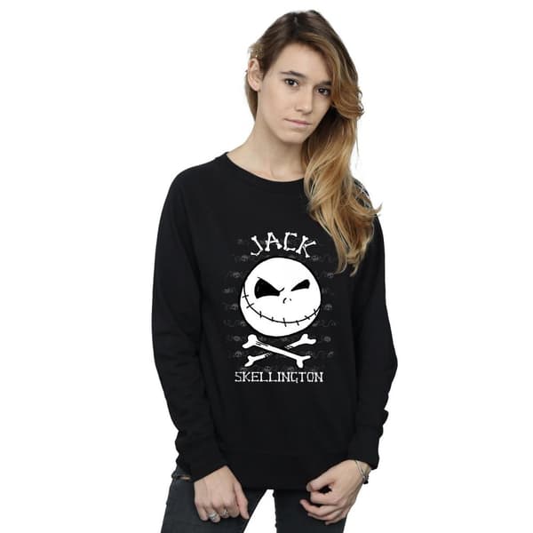 Disney Nightmare Before Christmas Jack Face - Sweatshirt - Dam/Dam
