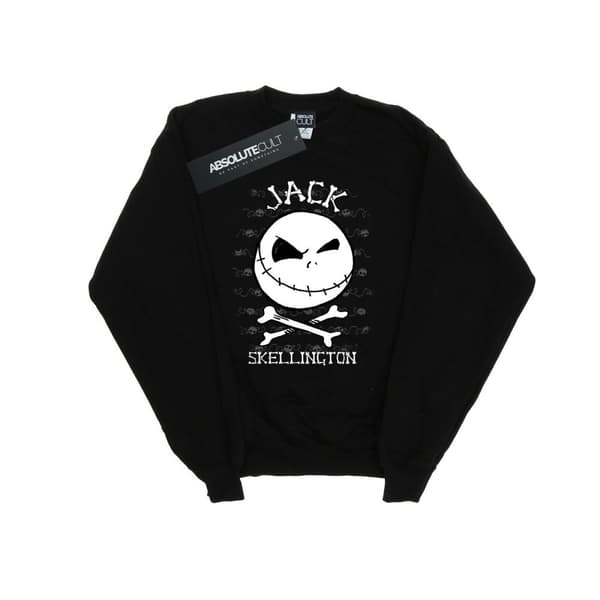 Disney Nightmare Before Christmas Jack Face - Sweatshirt - Dam/Dam