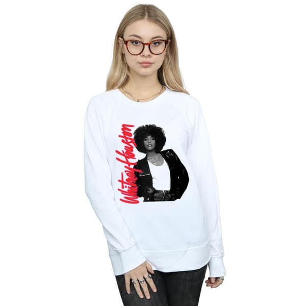 Whitney Houston Womens/Ladies Whitney Pose Sweatshirt