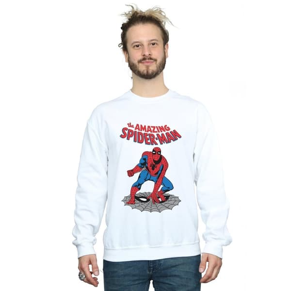 Marvel Mens The Amazing Spider-Man Sweatshirt
