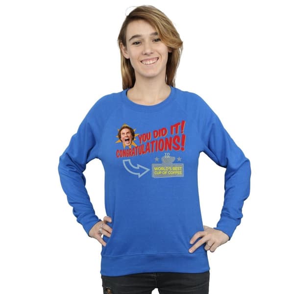 Elf Womens/Ladies World´s Best Coffee Sweatshirt