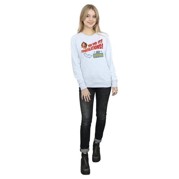 Elf Sweatshirt - Världens bästa kaffe - dam/dam