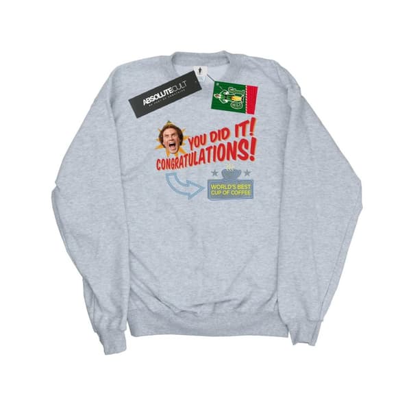 Elf Sweatshirt - Världens bästa kaffe - dam/dam