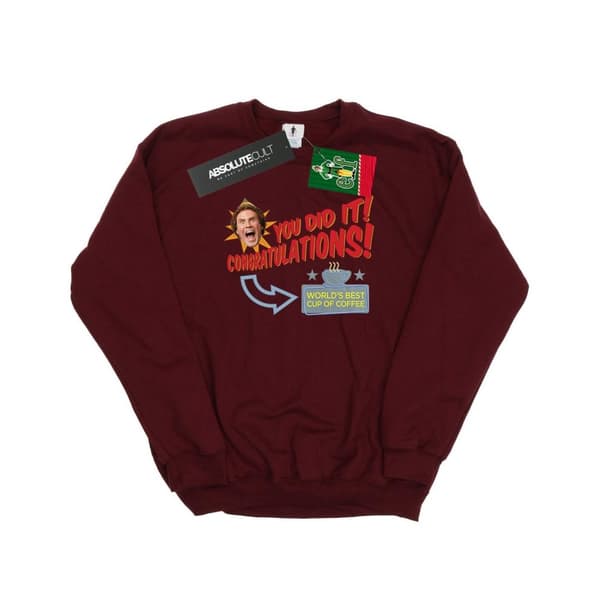 Elf Womens/Ladies World´s Best Coffee Sweatshirt