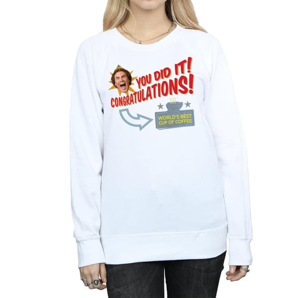 Elf Womens/Ladies World´s Best Coffee Sweatshirt
